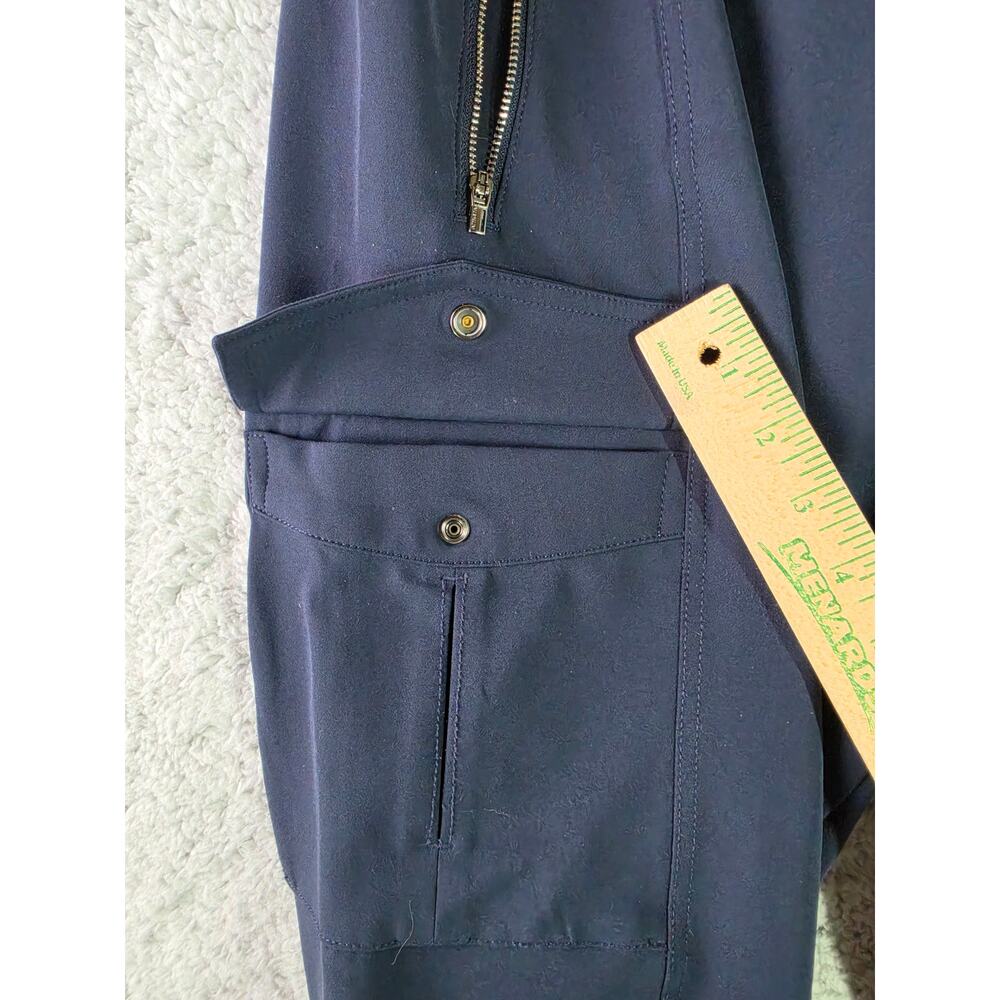 Athleta Endless High Rise Cargo Pants Size 16 Navy Stretch Utility Travel 467187 - Picture 6 of 16